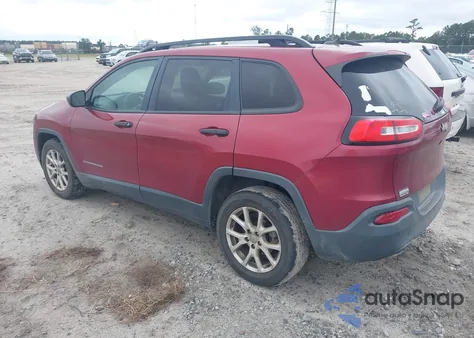 2016 Jeep Cherokee Sport из США, поврежденный, VIN 1C4PJLAB2GW200964